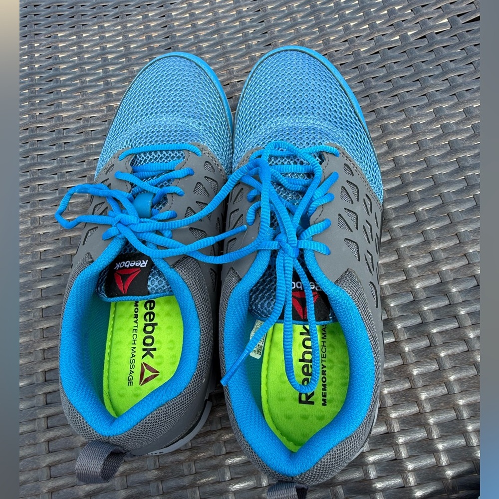 Blue and Gray work Shoes alloy toe